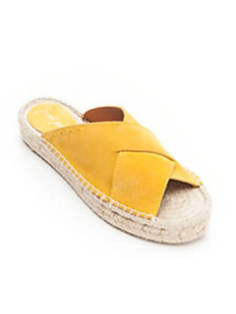 Free People Tuscan Suede Slip On Espadrille Slides